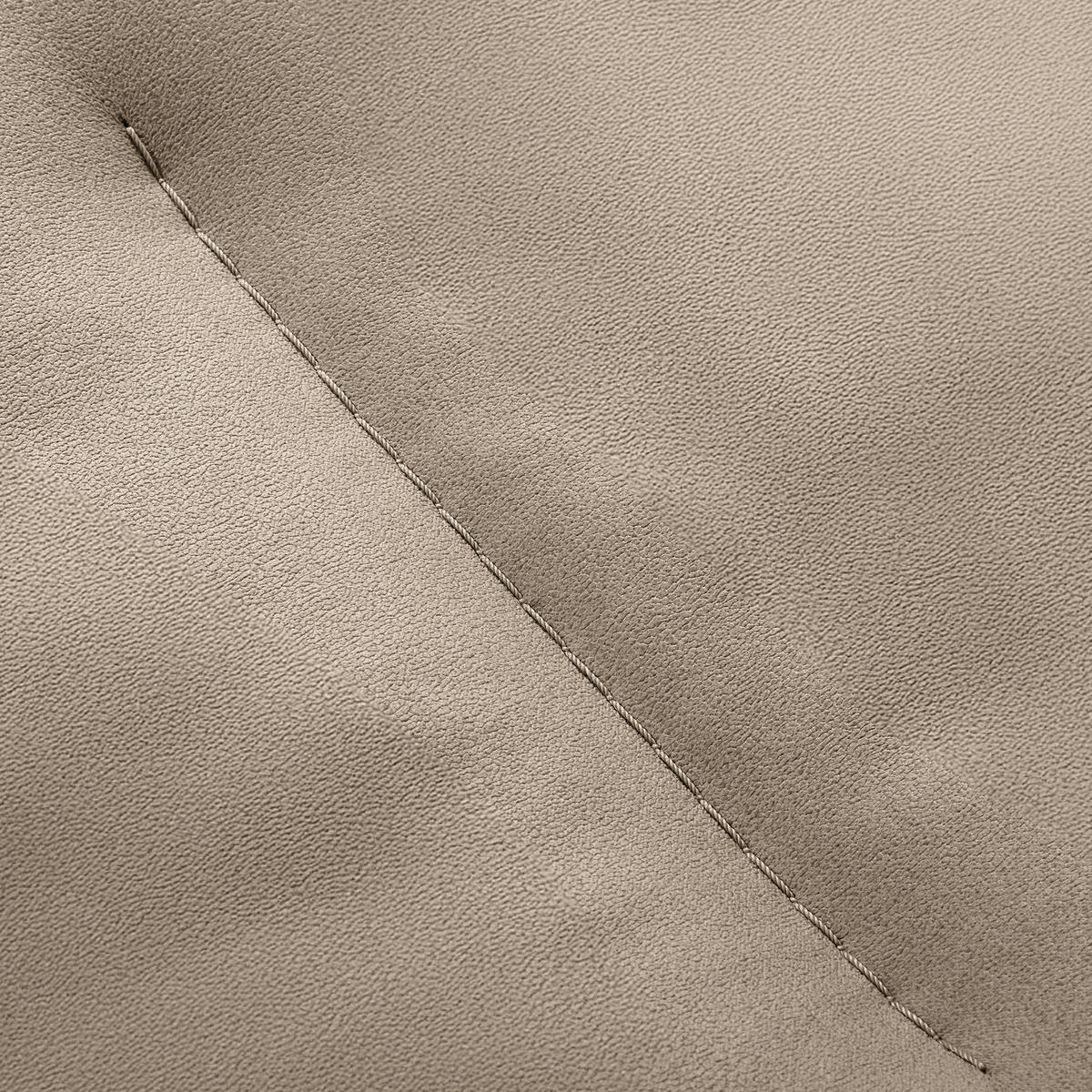 SESSELSET in Lederlook Beige  - Beige, Design, Textil/Metall (67/87/74cm) - Livetastic