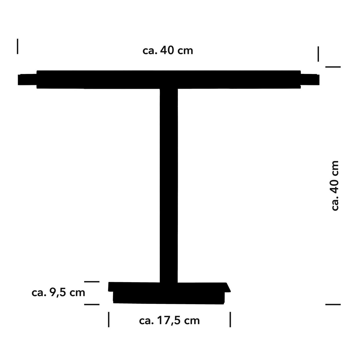 LED-TISCHLEUCHTE - Anthrazit, Design, Metall (40.5/17.5/40cm) - Hell