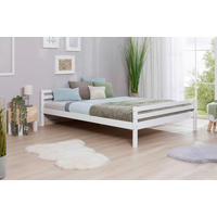 BETT 140/200 cm  in Weiß  - Weiß, KONVENTIONELL, Holz (140/200cm) - MID.YOU