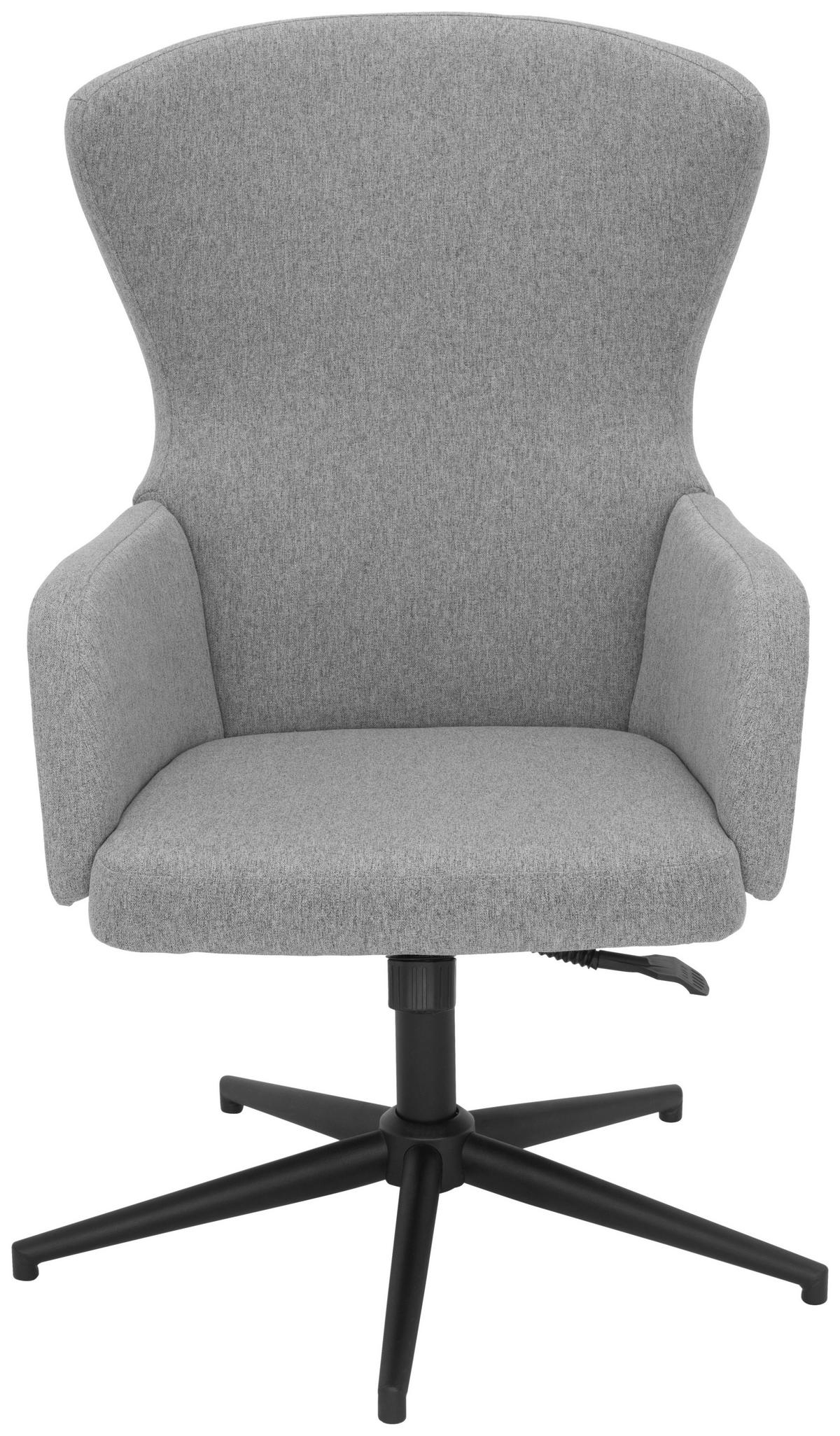 RELAXSESSEL Flachgewebe Hocker    - Schwarz/Grau, Design, Kunststoff/Textil (62/99/71cm) - MID.YOU