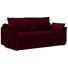 SCHLAFSOFA in Textil Dunkelrot - Dunkelrot, MODERN, Textil (220/98/96cm) - Joka SCHLAFSOFA in Textil Dunkelrot - Dunkelrot, MODERN, Textil (220/98/96cm) - Joka