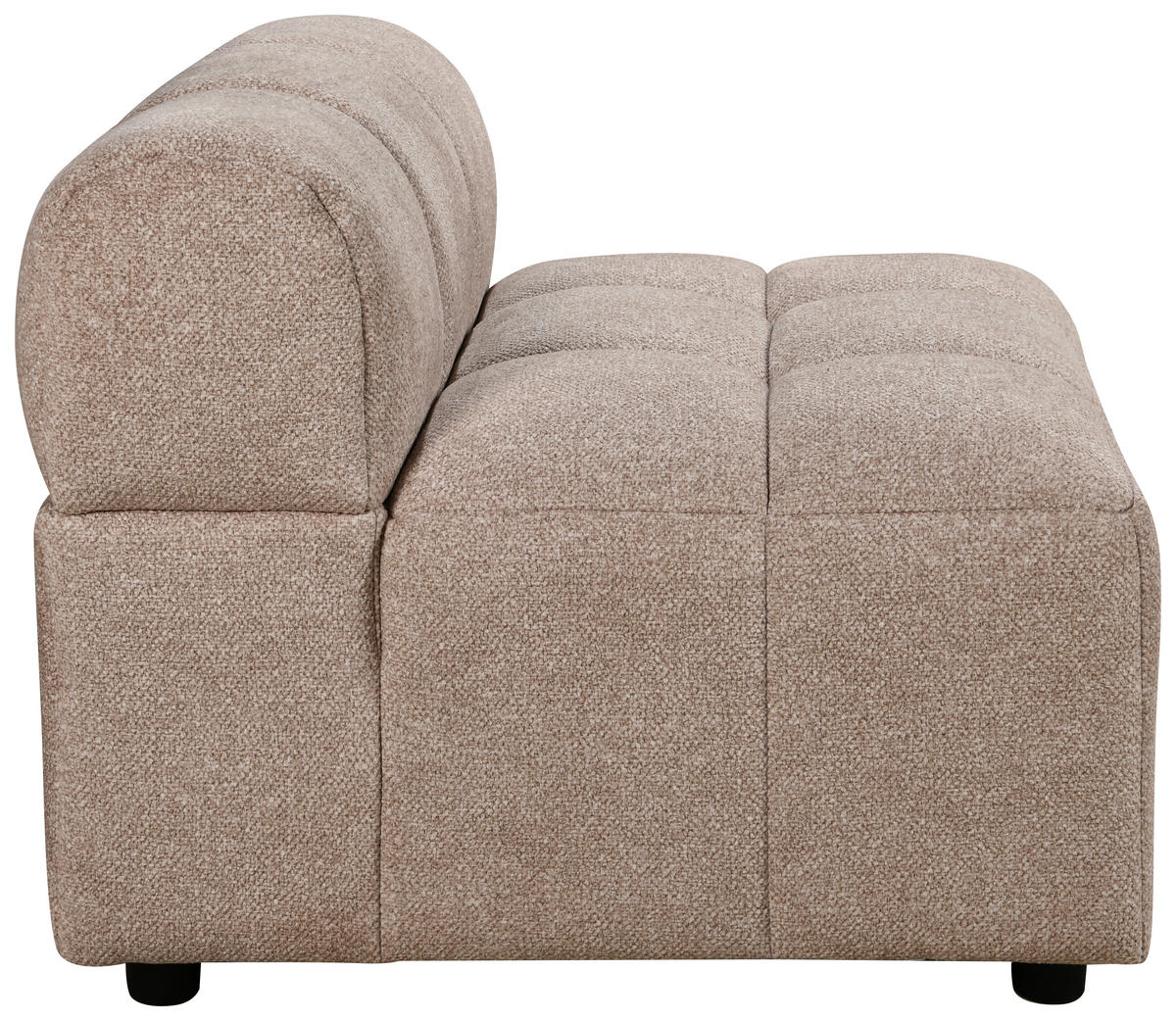 ZWISCHENELEMENT Struktur  - Beige/Schwarz, Design, Holz/Kunststoff (84/70/84cm) - MID.YOU