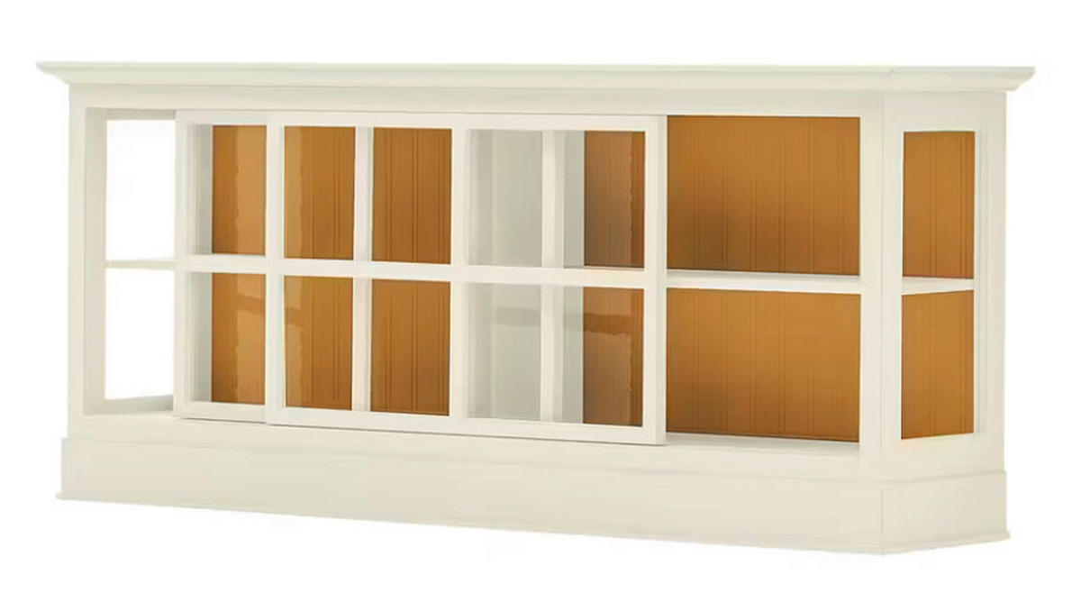 SIDEBOARD UrbanClass  in 190,5/82/49 cm  - Weiß/Honig, LIFESTYLE, Glas/Holz (190,5/82/49cm) - Livetastic