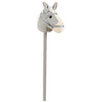 KONJIĆ NA ŠTAPU   - siva, Basics, tekstil/plastika (80cm) - My Baby Lou