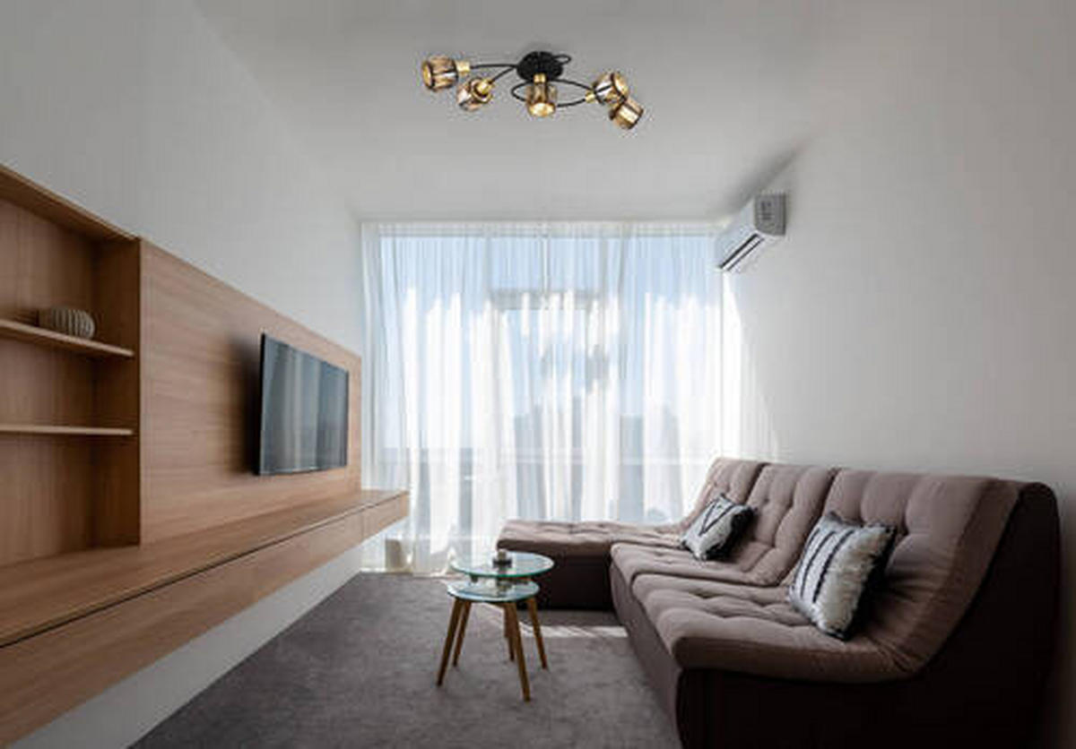 PLAFONIERĂ - auriu/negru, Basics, sticlă/metal (61,4/36/21cm) - Globo