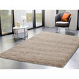 HOCHFLORTEPPICH 200/200 cm Fashion Shaggy Beige  - Beige, Basics, Textil (200/200cm) - Novel