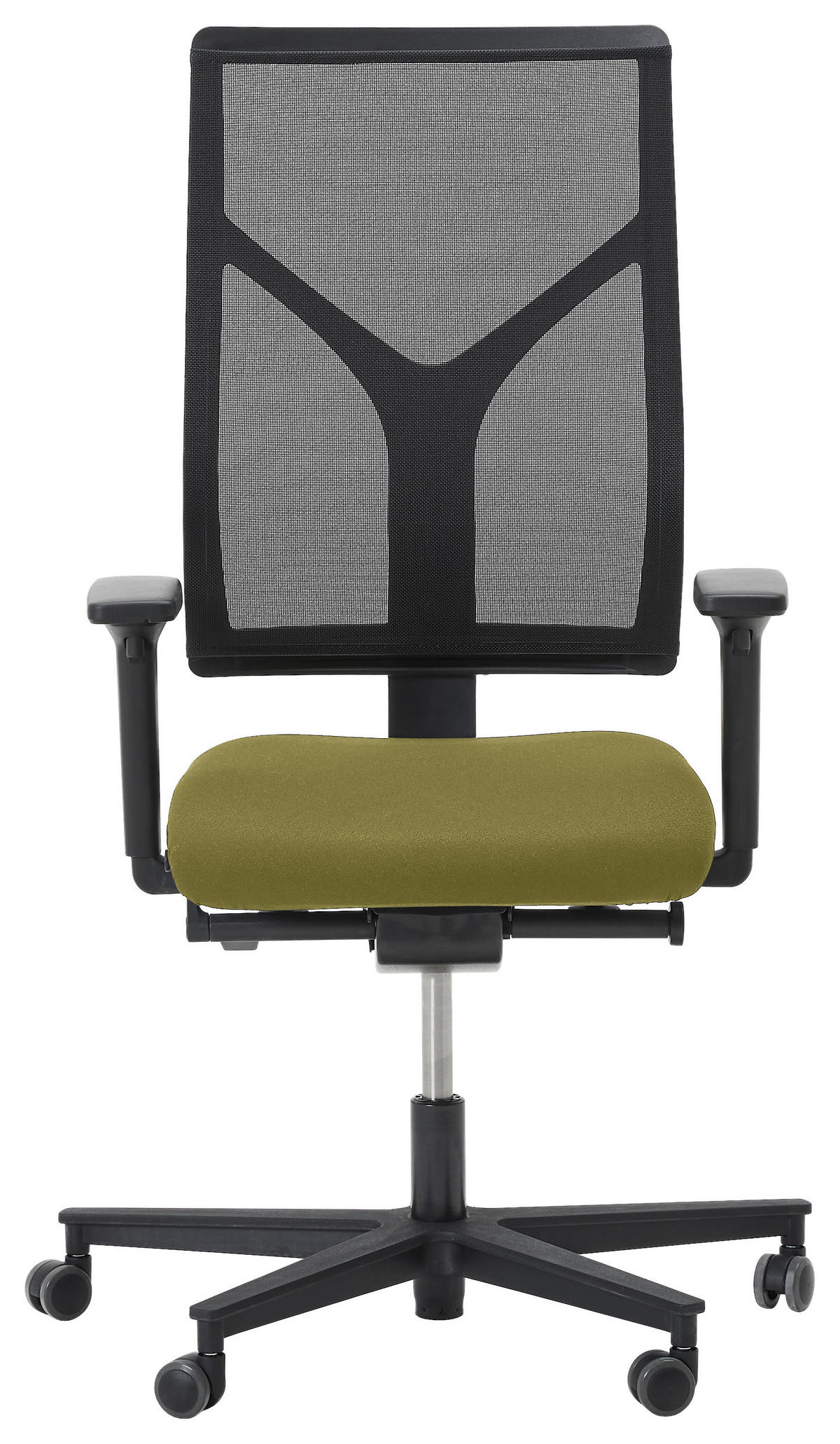 DREHSTUHL Gelb  - Gelb/Schwarz, KONVENTIONELL, Kunststoff/Textil (63/105/46cm) - Dieter Knoll