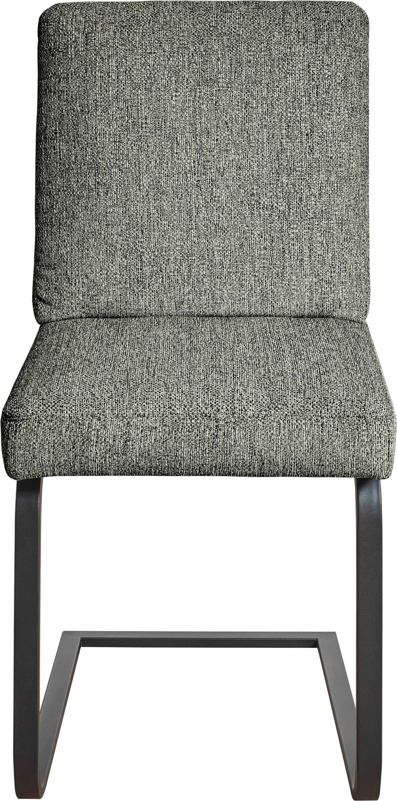 SCHWINGSTUHL  in Stahl Chenille  - Beige/Schwarz, Design, Textil/Metall (46/92/60cm) - Dieter Knoll
