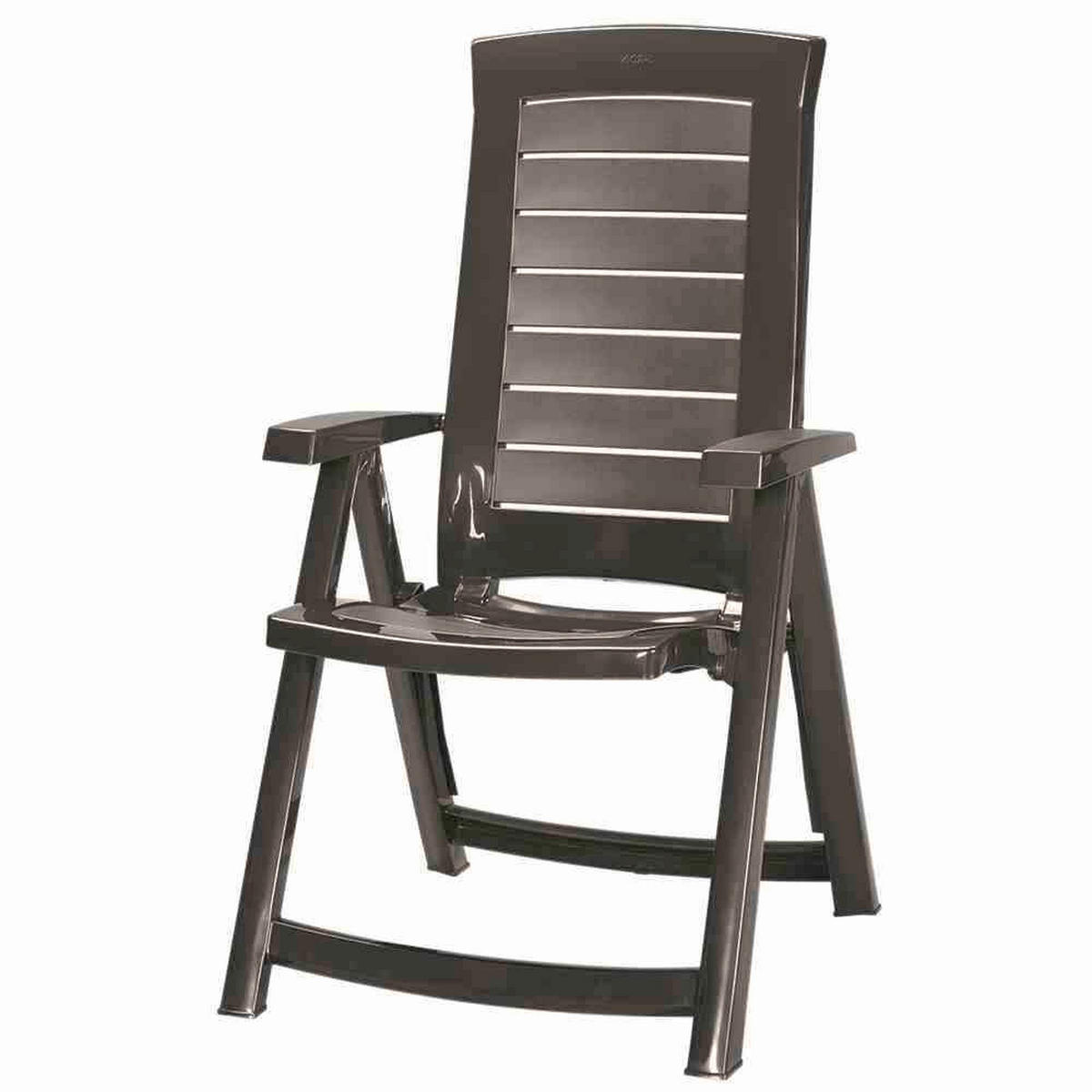 GARTENSTUHL-SET Kunststoff, Textil Blau, Grau  - Blau/Grau, MODERN, Kunststoff/Textil (72/61/110cm) - Gardenson