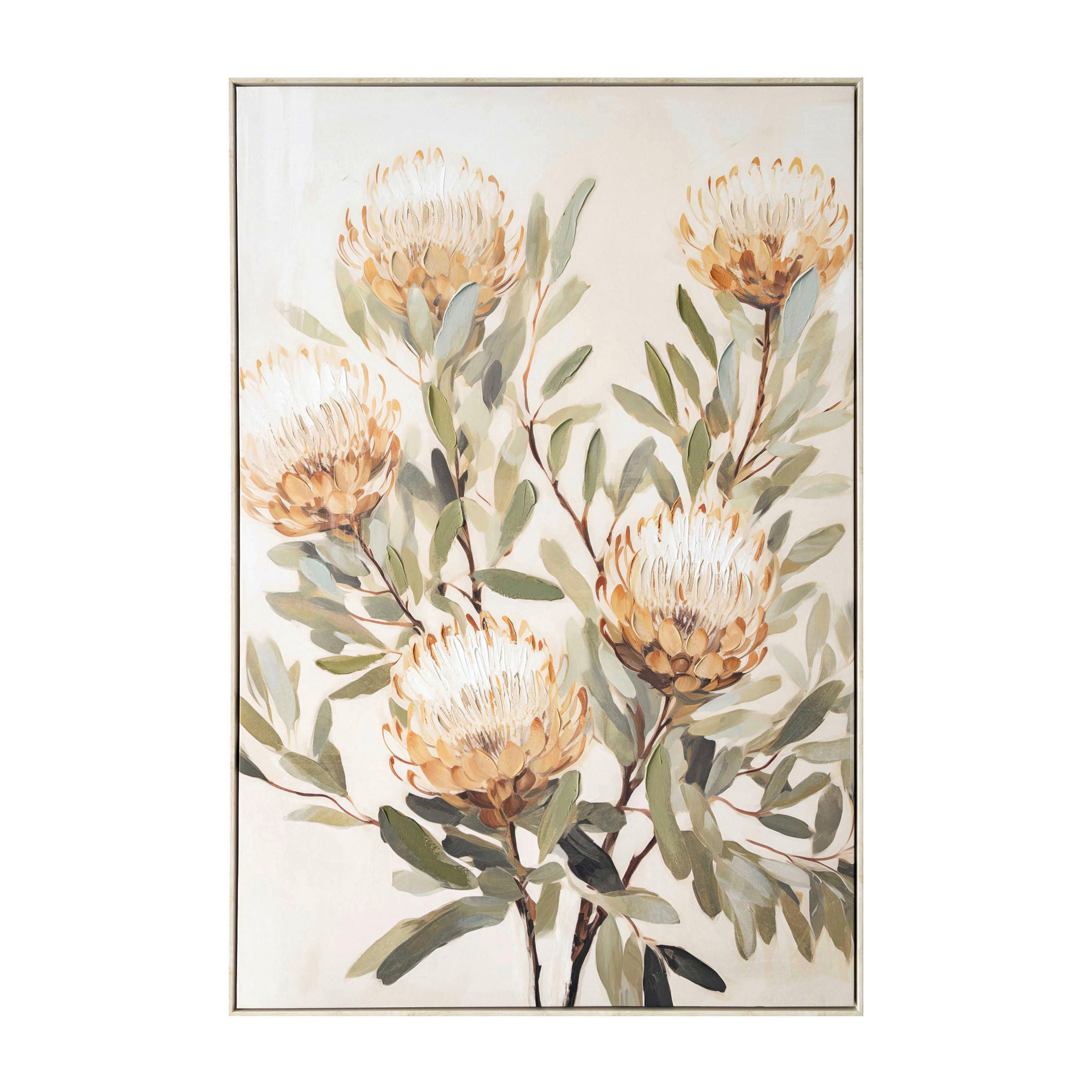 UMETNIŠKI POTISK  70/100 cm   - večbarvno/naravne barve, Natur, umetna masa/tekstil (70/100cm) - Monee