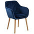 ARMLEHNSTUHL in Dunkelblau - Dunkelblau, Design, Holz/Textil (57/83/59cm) - Carryhome ARMLEHNSTUHL in Dunkelblau - Dunkelblau, Design, Holz/Textil (57/83/59cm) - Carryhome