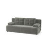 SCHLAFSOFA MUNICH in Flachgewebe Taupe  - Taupe/Schwarz, Design, Kunststoff/Textil (200/88/86cm) - MID.YOU