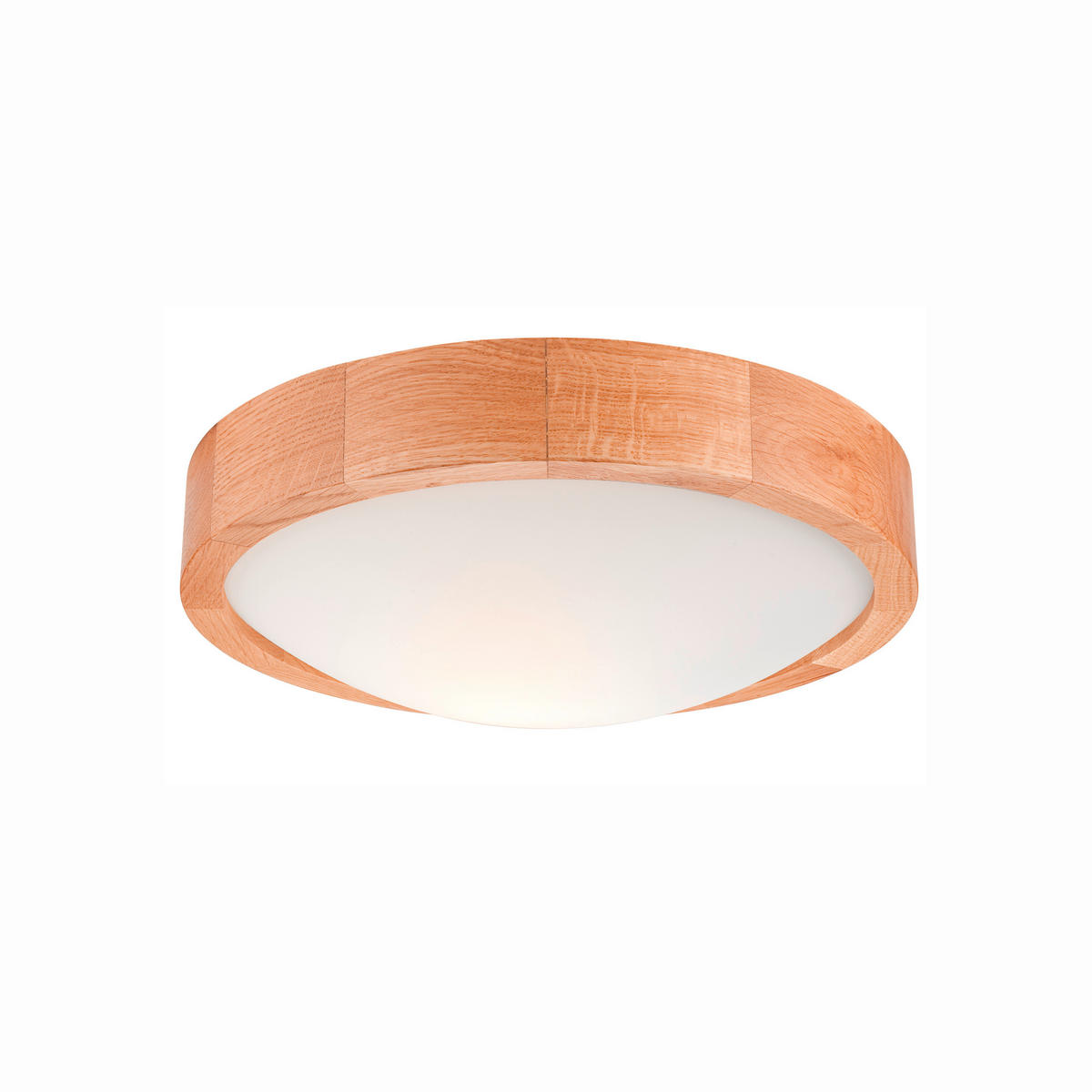 DECKENLEUCHTE Anello 27/8 cm   - Alteiche, Natur, Holz (27/8cm)
