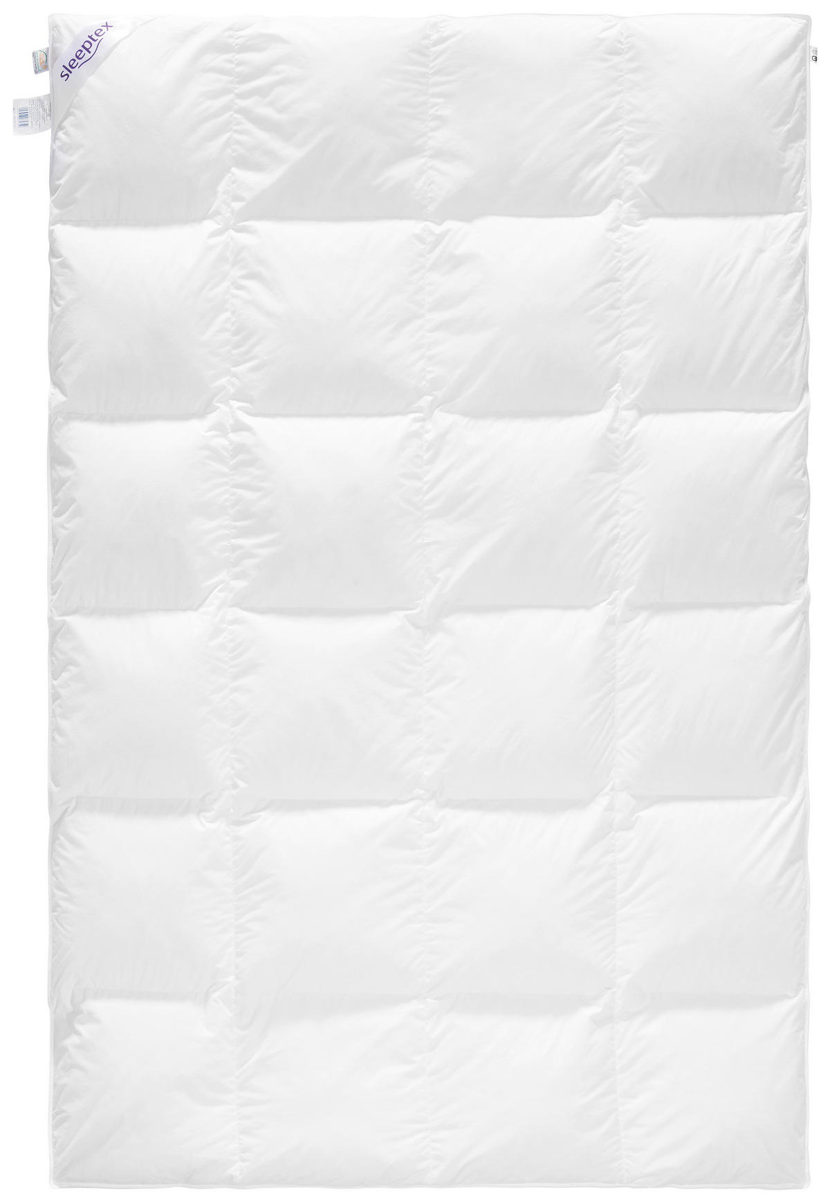 GANZJAHRESDECKE 140/200 cm  - Weiß, Natur, Textil (140/200cm) - Sleeptex