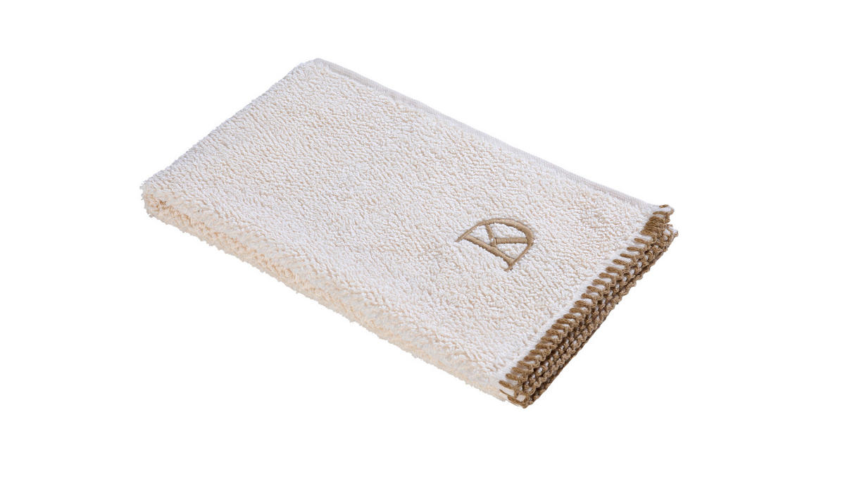 RUČNÍK PRO HOSTY, 30/50 cm, ecru - ecru, Konvenční, textil (30/50cm) - Dieter Knoll