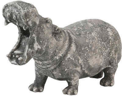 SKULPTUR - Grau, Basics, Kunststoff (28,5/19,5/11cm) - Light & Living