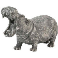 SKULPTUR - Grau, Basics, Kunststoff (28,5/19,5/11cm) - Light & Living