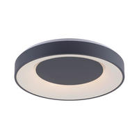 LED-DECKENLEUCHTE Lumismart  Smart 50/50/8,7 cm   - Anthrazit, Basics, Kunststoff/Metall (50/50/8,7cm)