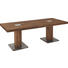 ESSTISCH Eiche massiv rechteckig Eichefarben - Eichefarben, LIFESTYLE, Holz/Metall (220/100/76,5cm) - MUSTERRING