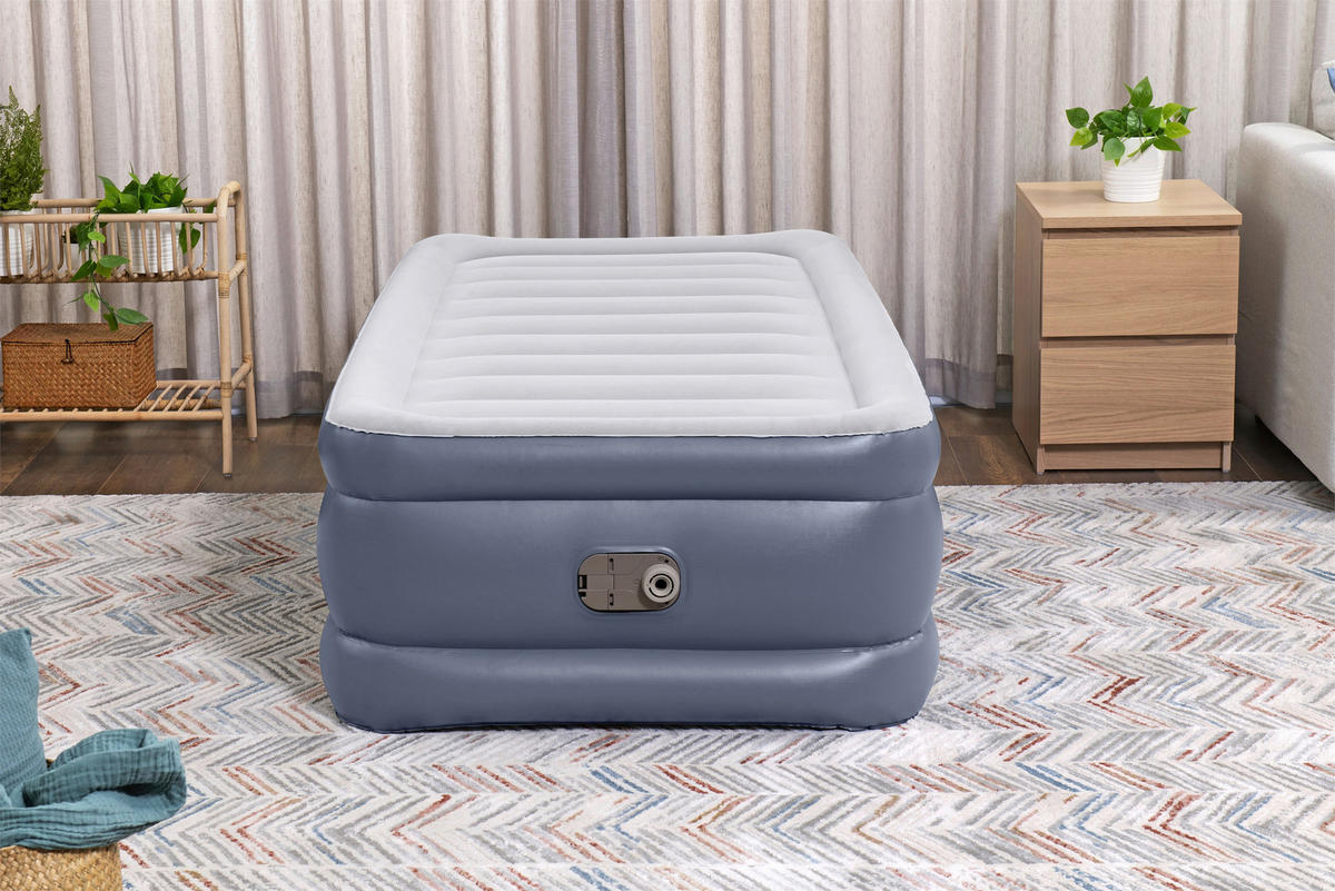 LUFTBETT TRITECH AIR 6713G Hellgrau, Hellblau  - Hellgrau/Hellblau, KONVENTIONELL, Kunststoff (191/97/51cm) - Bestway