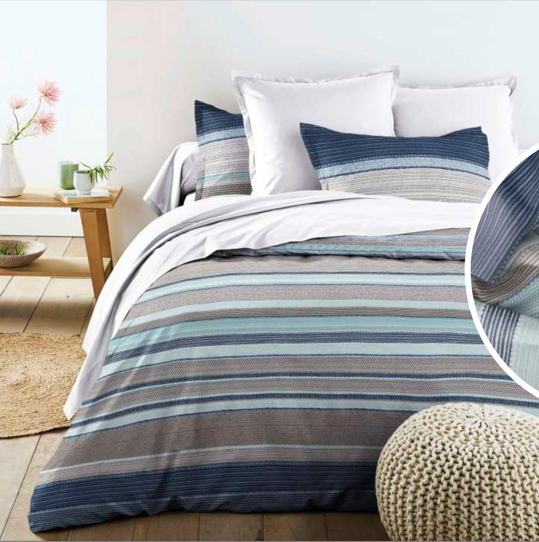 ÁGYNEMŰHUZAT-GARNITÚRA 140/200 cm  - színes, Basics, textil (140/200cm)