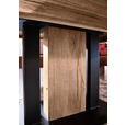 ESSTISCH in Holz, Metall, Holzwerkstoff 140/90/75 cm - Eichefarben/Schwarz, KONVENTIONELL, Holz/Holzwerkstoff (140/90/75cm) - Moderano