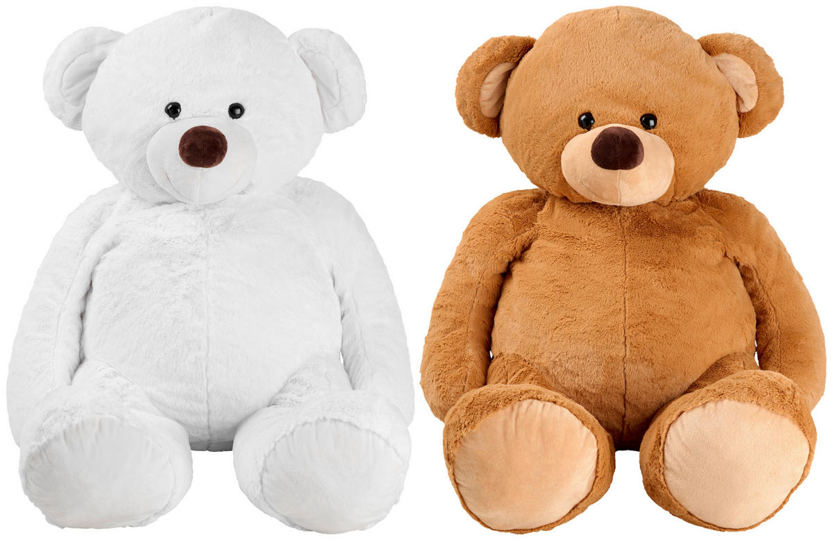 PLÜSCHTIER 70 cm  - Weiß, Basics, Kunststoff/Textil (70cm) - My Baby Lou