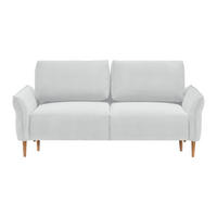 3-SITS SOFFA i manchester silver  - silver/naturfärgad, Modern, trä/textil (183/85/92cm) - MID.YOU