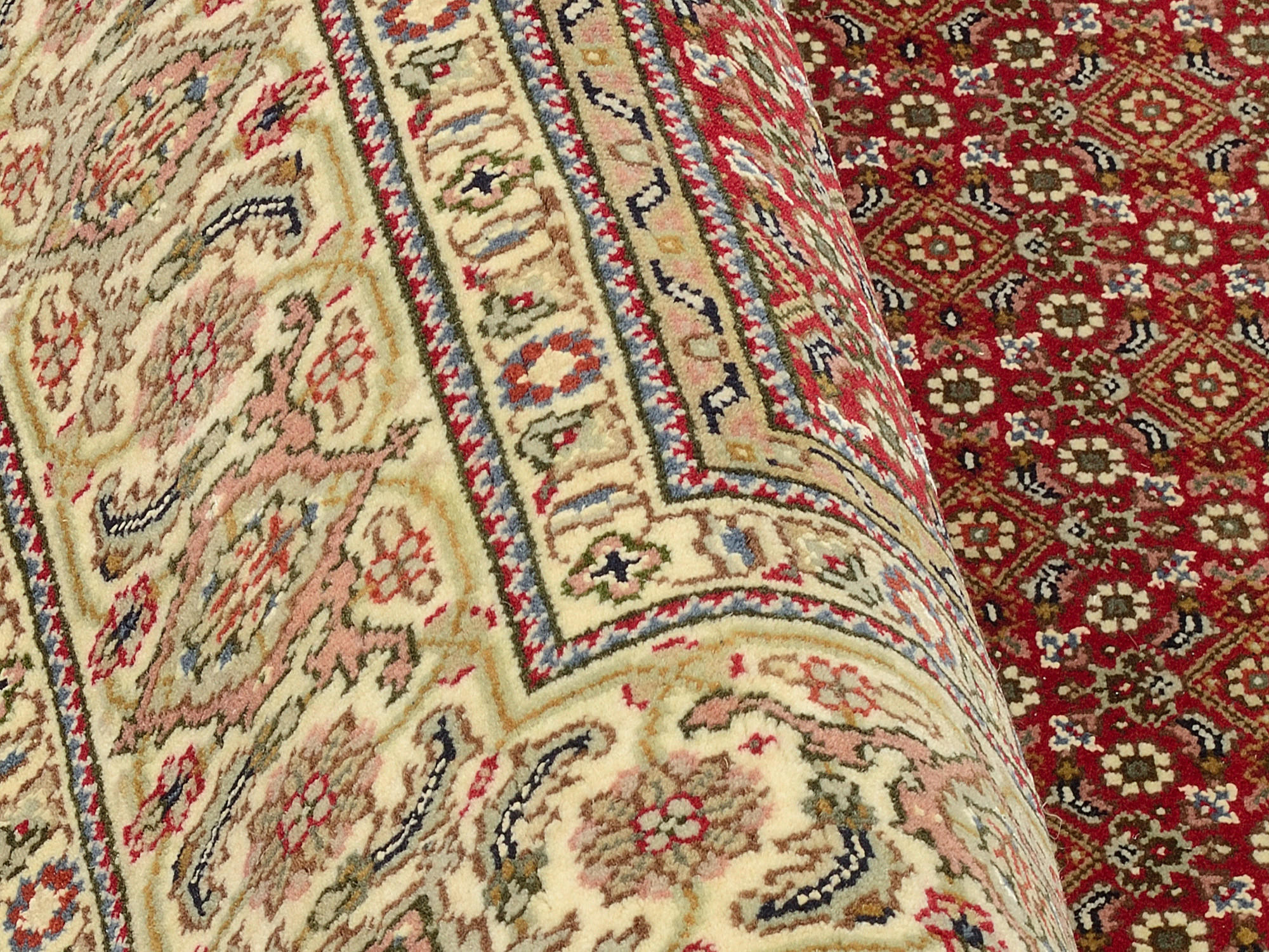 ORIENTTEPPICH 80/200 cm Creme, Rot  - Rot/Creme, Basics, Textil (80/200cm) - Cazaris