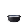 VORRATSDOSE CIRQULA 1,25 L  - Klar/Schwarz, KONVENTIONELL, Kunststoff (20,2/19,2/7,8cm) - Mepal