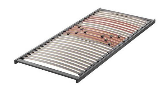 LATTENROST 100/200 cm Birke - Dunkelgrau/Graubraun, Basics, Holz (100/200cm) - Novel