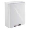 HÄNGESCHRANK 33,0/46,5/16,5 cm  - Chromfarben/Weiß, MODERN, Holzwerkstoff/Metall (33,0/46,5/16,5cm) - MID.YOU