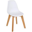 KINDERSTUHL  - Buchefarben/Weiß, Trend, Holz/Kunststoff (31/57/38cm) - My Baby Lou