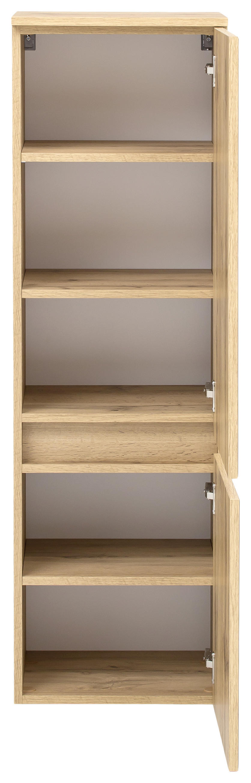 BADEZIMMER  in 120 cm  - Weiss/Eichefarben, Konventionell, Glas/Holzwerkstoff (120cm) - Held