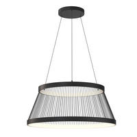 LED-PENDELLEUCHTE 80/80/150 cm  - Schwarz, Design, Metall (80/80/150cm)