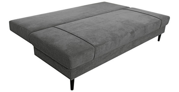 SCHLAFSOFA Webstoff Grau  - Schwarz/Grau, KONVENTIONELL, Holz/Kunststoff (199/88/88cm) - Carryhome