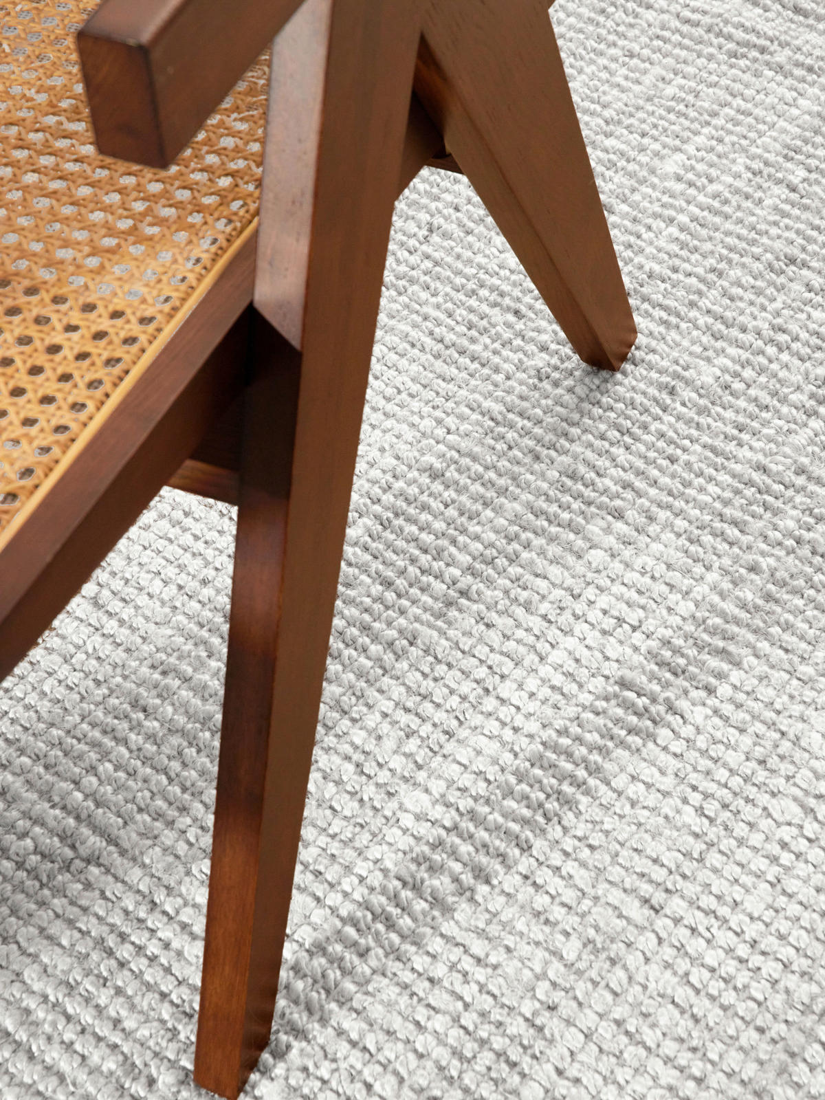 JUTETEPPICH 160 cm Bouclé Weiß rund  - Weiß, Basics, Textil (160cm) - Hanse Home