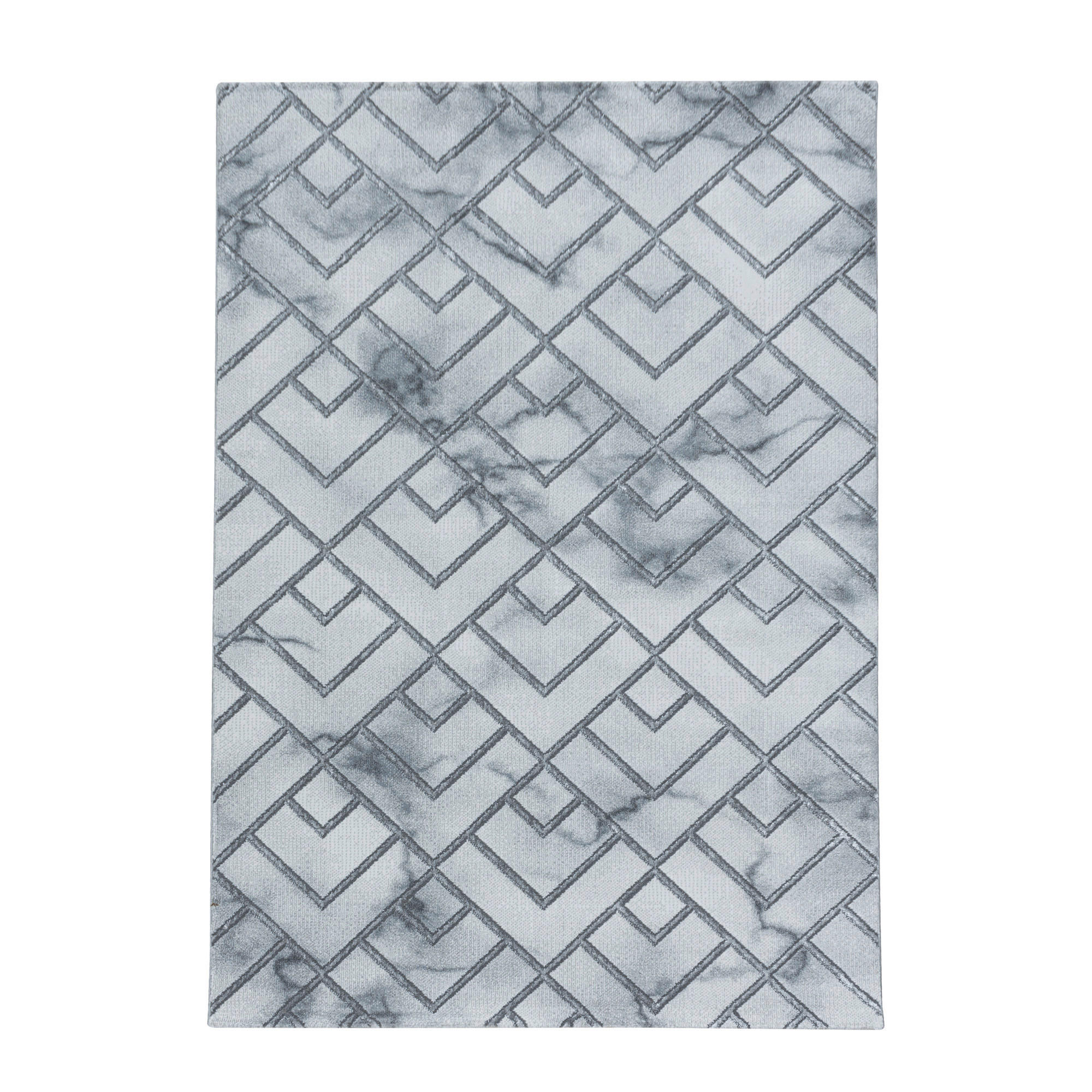 WEBTEPPICH  80/150 cm  Silberfarben   - Silberfarben, Design, Textil (80/150cm) - Novel