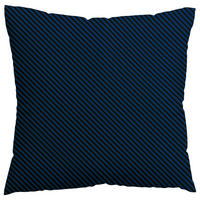 KOPFKISSENBEZUG WOVEN SATIN FADE 80/80 cm  - Schwarz/Dunkelblau, Basics, Textil (80/80cm) - Schlafgut