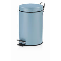 KOSMETIKEIMER MONACO 3 L  - Schwarz/Hellblau, Basics, Kunststoff/Metall (17/26cm) - Kela