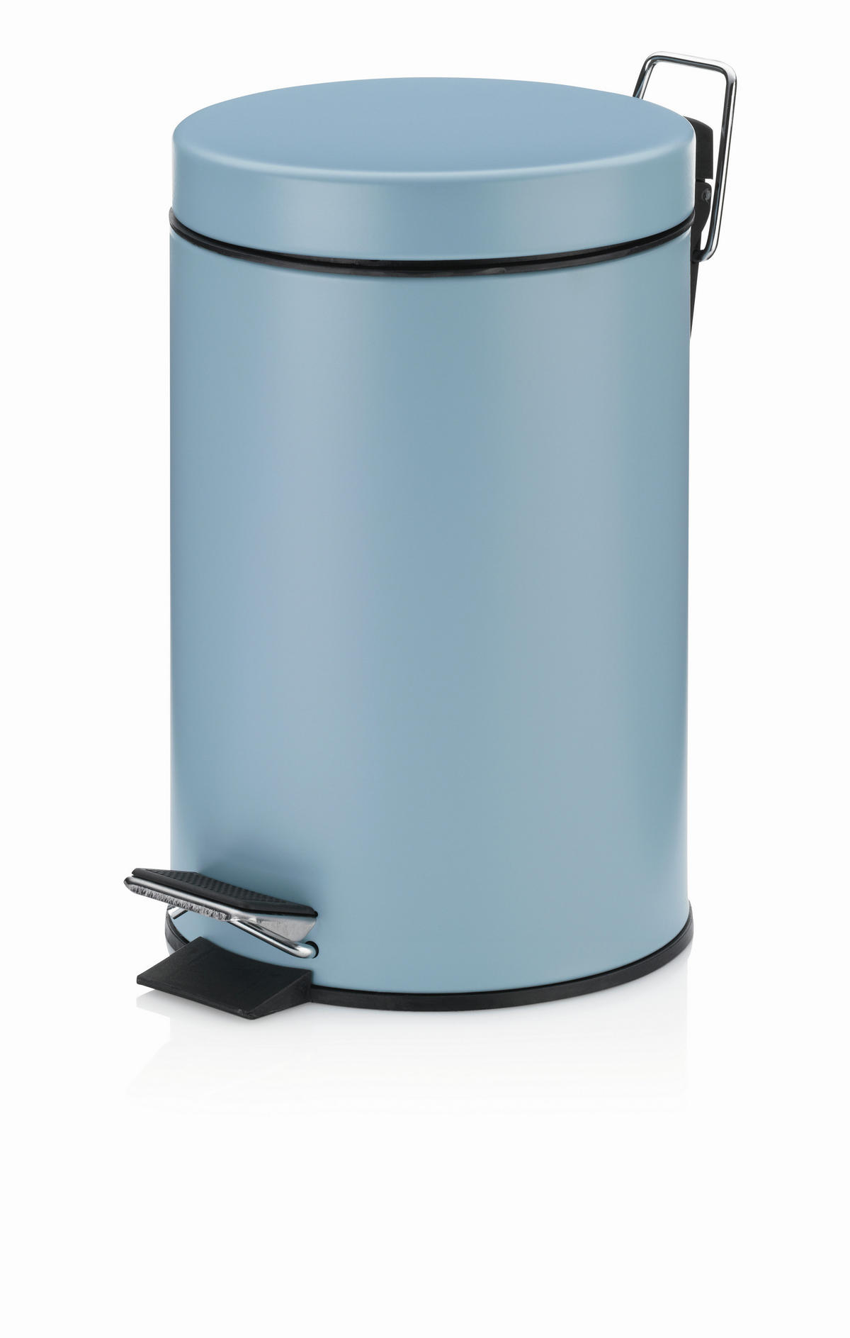 KOSMETIKEIMER MONACO 3 L  - Schwarz/Hellblau, Basics, Kunststoff/Metall (17/26cm) - Kela