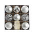CHRISTBAUMKUGEL-SET 9-teilig Silberfarben - Silberfarben, Basics, Kunststoff (8cm) CHRISTBAUMKUGEL-SET 9-teilig Silberfarben - Silberfarben, Basics, Kunststoff (8cm)