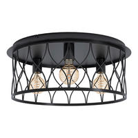 TAKLAMPA Giltspur 55/23 cm  - svart, Design, metall (55/23cm) - Eglo