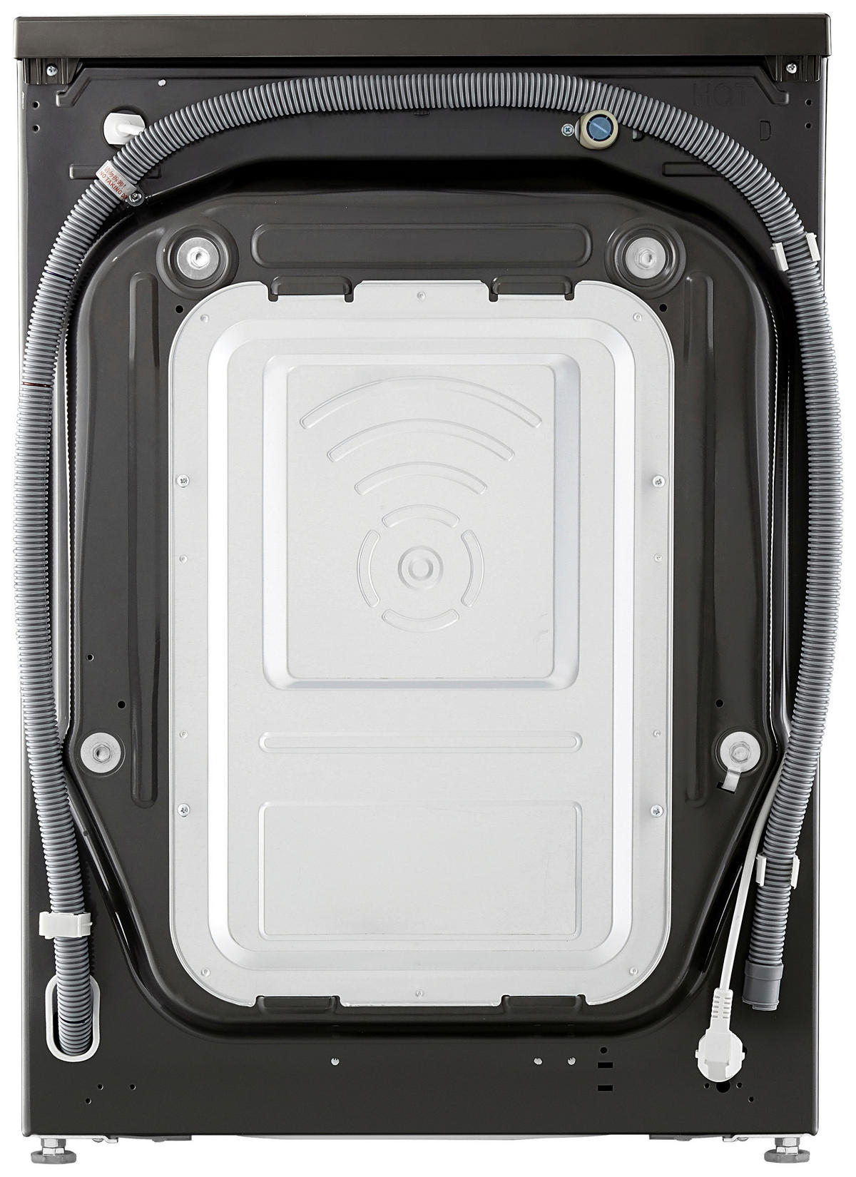 WASCHTROCKNER W4WR7096YB  - Schwarz, Trend, Glas/Kunststoff (60/85/62cm) - LG