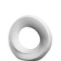 SKULPTURA - bijela, Basics, keramika (22,00/22,00/9,00cm) - Leonardo