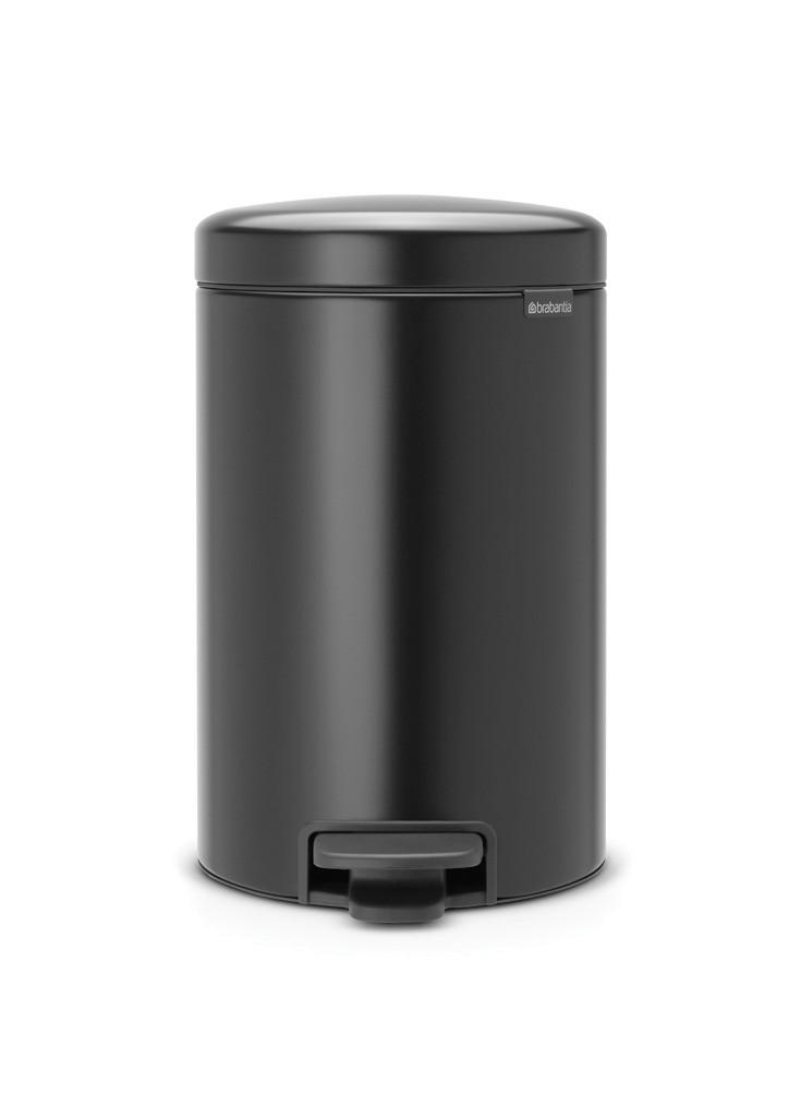 ODPADKOVÝ KOŠ  12 l - černá, Design, kov/plast (25,1/41,1/33,8cm) - Brabantia