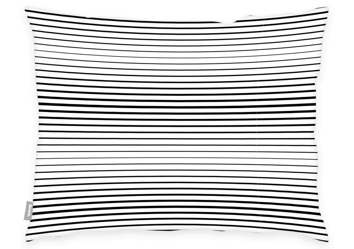 WENDEBETTWÄSCHE 155/220 cm  - Schwarz/Weiß, Basics, Textil (155/220cm) - Bench