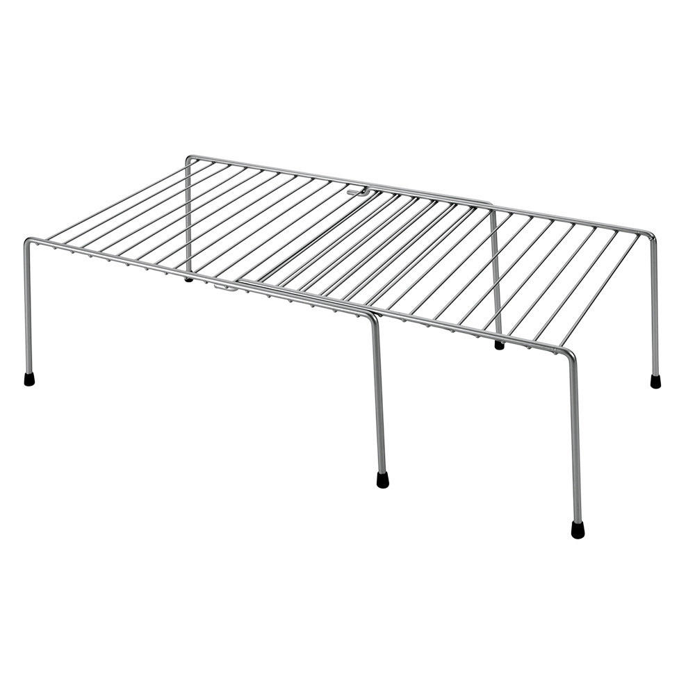UNIVERZÁLIS POLC - szürke, Basics, fém (33/15/24cm) - Metaltex