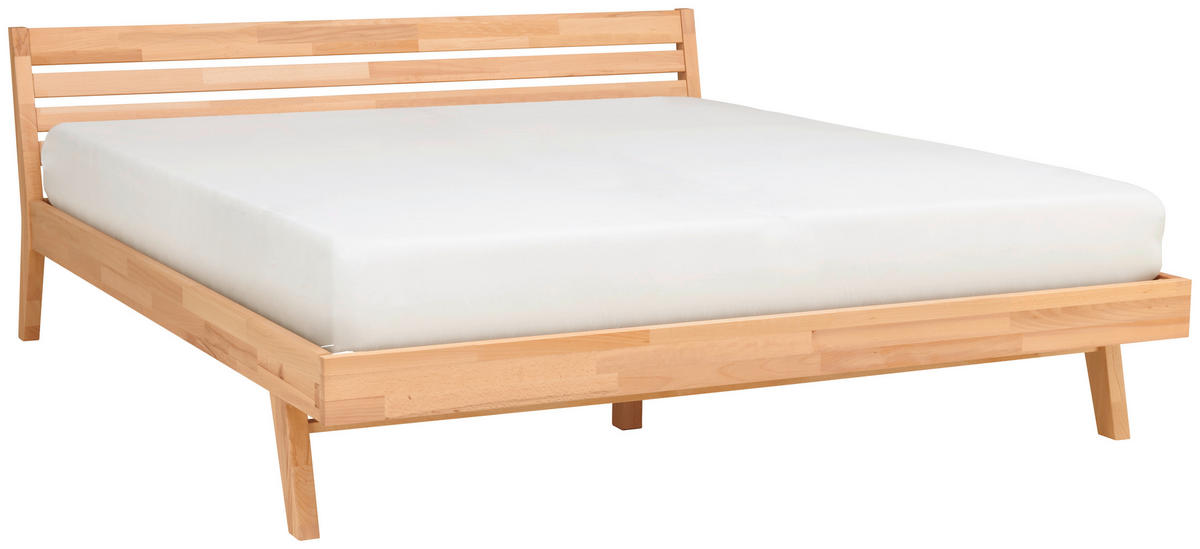BETT 180/200 cm  in Kernbuche  - Kernbuche, MODERN, Holz (180/200cm) - MID.YOU