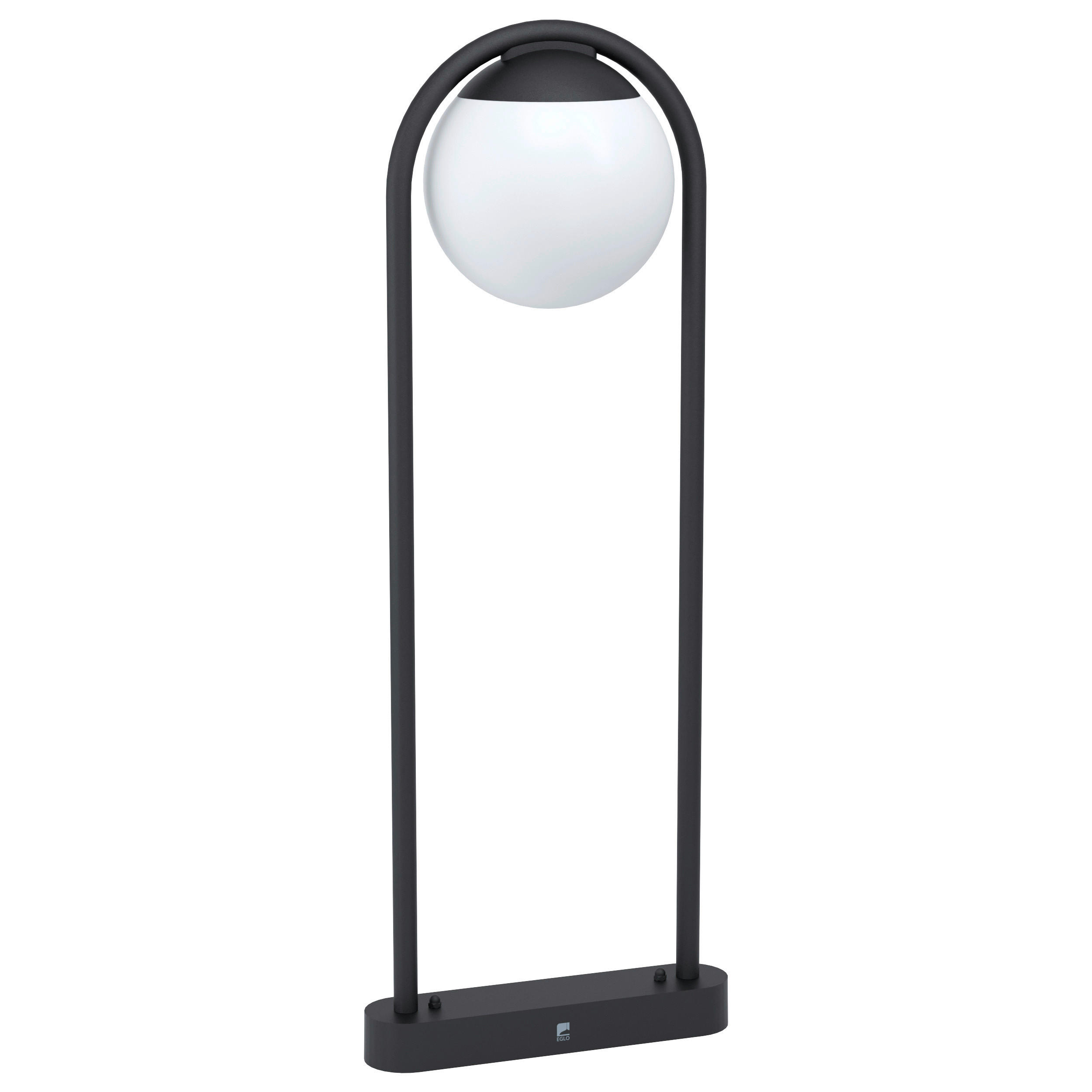 AUßENSTEHLEUCHTE Prata Vecchia 32/20/85 cm   - Schwarz/Weiß, Basics, Kunststoff/Metall (32/20/85cm) - Eglo